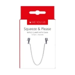 Me You Us Squeeze N Please Nipple Chain Zilver - Afbeelding 3
