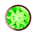 Metalen Buttplug - Diamond Collection - Emerald Shine S Rose Gold - Afbeelding 6
