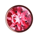 Metalen Buttplug - Diamond Collection - Ruby Shine S Rose Gold - Afbeelding 5
