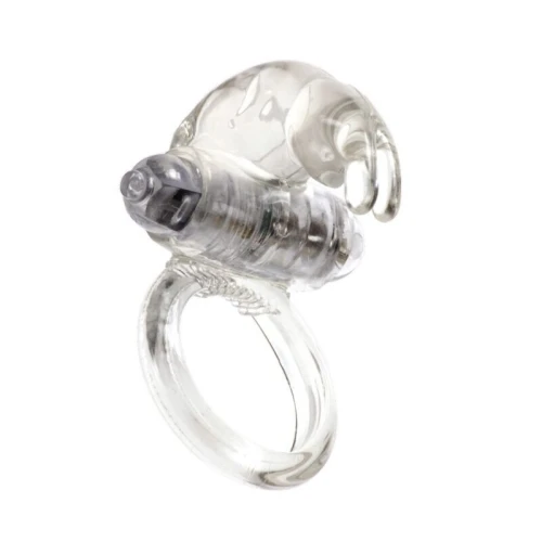 Me You Us Classic Rabbit Cock Ring Transparant - Afbeelding 3