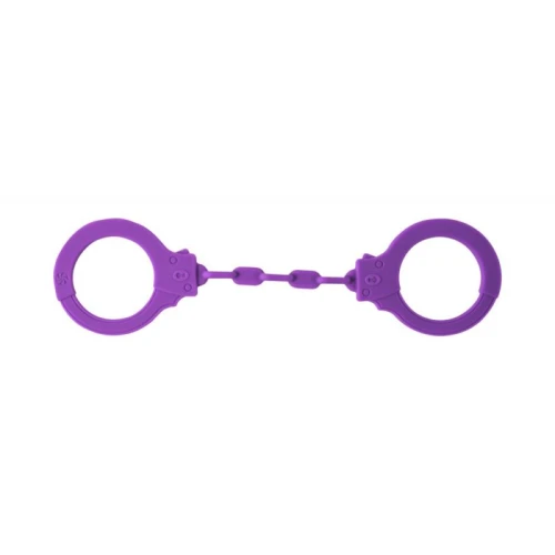 Silicone handcuffs Party Hard Suppression Paars - Afbeelding 4