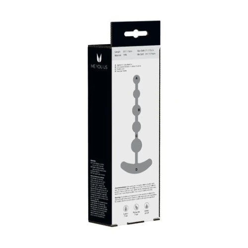Me You Us Classic Anal Beads Paars - Afbeelding 4