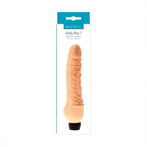 Me You Us Bully Boy 7 Realistic Vibrator Huidskleur - Afbeelding 3