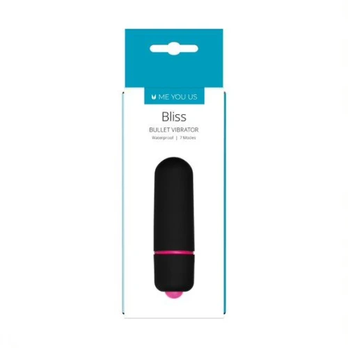 Me You Us Bliss 7 Mode Mini Bullet Vibrator Zwart - Afbeelding 3