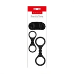 Me You Us Bound To Please Blindfold Wrist And Ankle Cuffs Zwart - Afbeelding 3