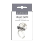 Me You Us Classic Rabbit Cock Ring Transparant - Afbeelding 2