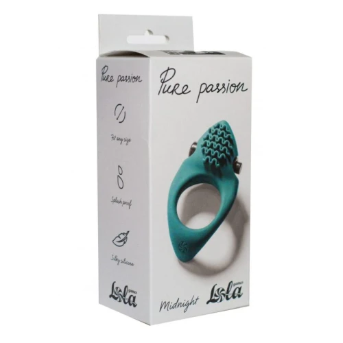 Vibrerende Penisring Pure Passion Midnight Groen - Afbeelding 2