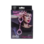 Silicone handcuffs Party Hard Suppression Roze - Afbeelding 2