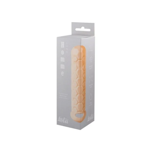 Penis sleeve Homme Long Lichtroze maat: 9-12 cm - Afbeelding 3