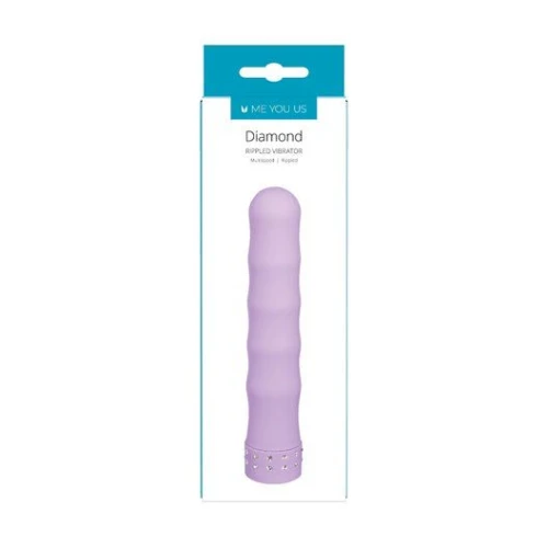 Me You Us Diamond Silk Gyrator Vibrator Violet - Afbeelding 3
