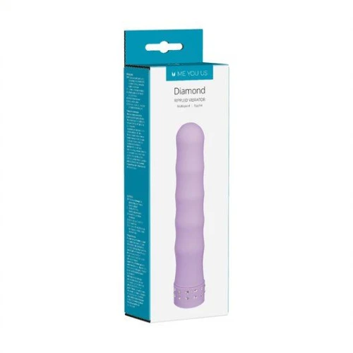 Me You Us Diamond Silk Gyrator Vibrator Violet - Afbeelding 2