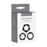 Me You Us Easy Squeeze Cock Ring Set Zwart - Afbeelding 2