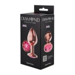 Metalen Buttplug - Diamond Collection - Quartz Shine L Rose Gold - Afbeelding 2