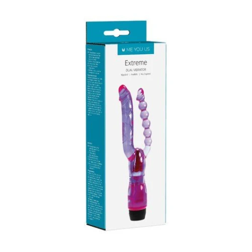 Me You Us Extreme Dual Vibrator Paars - Afbeelding 2