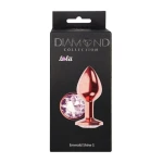 Metalen Buttplug - Diamond Collection - Moonstone Shine S Rose Gold - Afbeelding 3