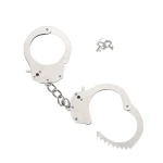 Me You Us Heavy Metal Handcuffs Zilver