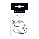 Me You Us Heavy Metal Anal Beads Zilver - Afbeelding 3