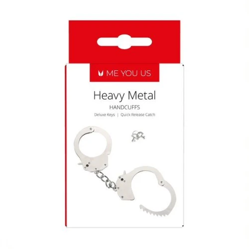Me You Us Heavy Metal Handcuffs Zilver - Afbeelding 3