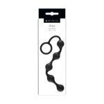 Me You Us Onyx Silicone Anal Beads Zwart - Afbeelding 3
