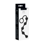 Me You Us Onyx Silicone Anal Beads Zwart - Afbeelding 2
