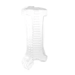 Me You Us Ripple Dual End Stroker Male Masturbator Transparant - Afbeelding 5
