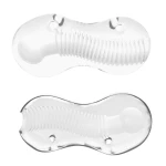 Me You Us Wave Sucker Stroker Male Masturbator Transparant