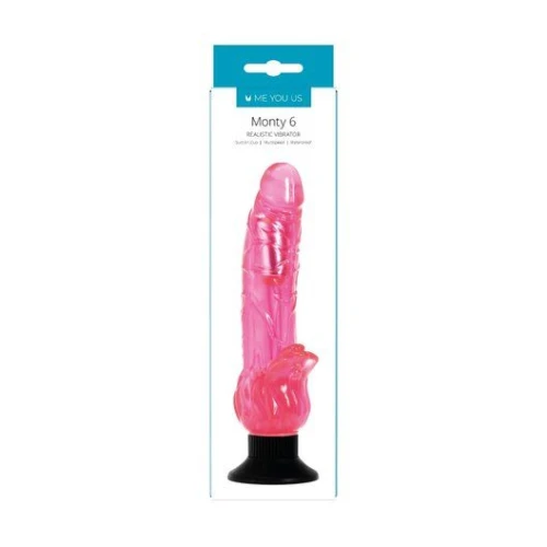 Me You Us Mounty 6 Realistic Vibrator Roze - Afbeelding 3