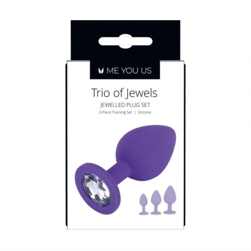 Me You Us Trio Of Jewels Paars - Afbeelding 3