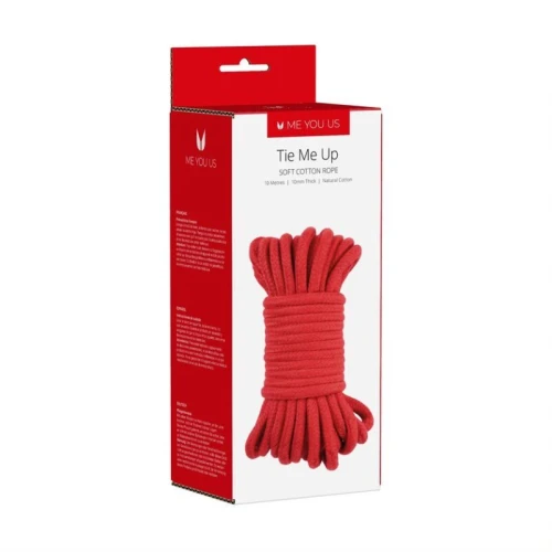 Me You Us Tie Me Up Rope Rood 10m - Afbeelding 2