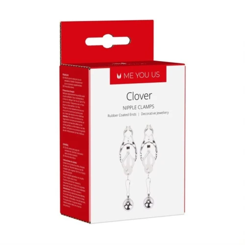 Me You Us Clover Nipple Clamp Zilver - Afbeelding 2