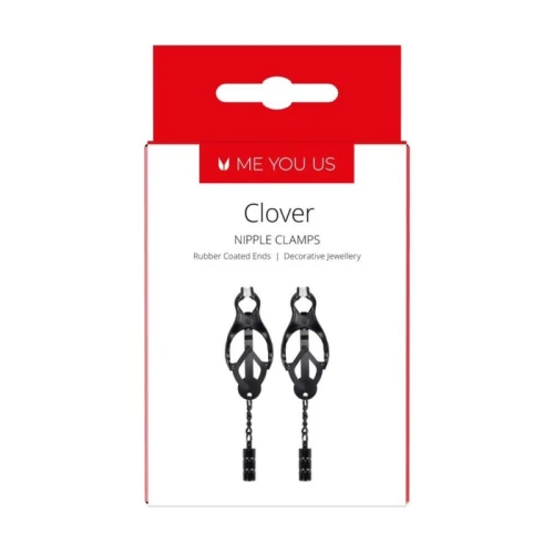 Me You Us Clover Nipple Clamp Zwart - Afbeelding 3