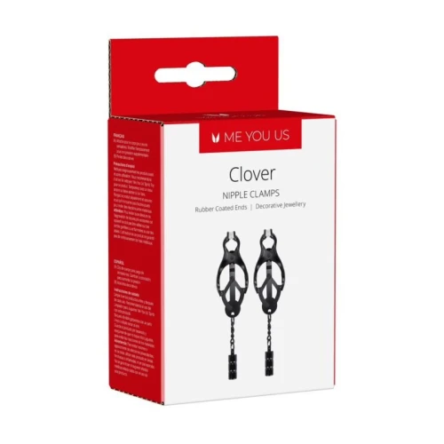 Me You Us Clover Nipple Clamp Zwart - Afbeelding 2