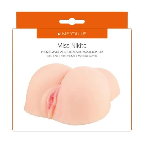 Me You Us Miss Nikita Premium Vibrating Realistic Masturbator Huidskleur - Afbeelding 3