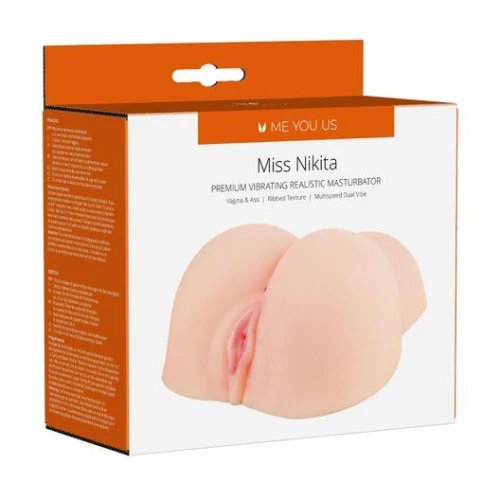 Me You Us Miss Nikita Premium Vibrating Realistic Masturbator Huidskleur - Afbeelding 2