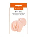 Me You Us Miss Nina Premium Vibrating Realistic Masturbator Huidskleur - Afbeelding 3