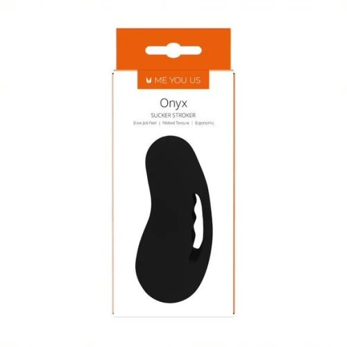 Me You Us Onyx Sucker Stroker Male Masturbator Zwart - Afbeelding 3