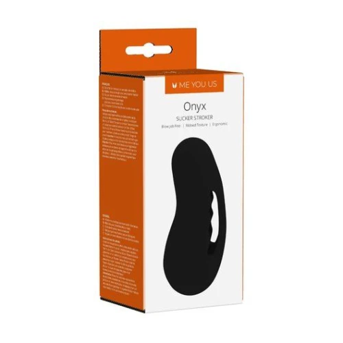 Me You Us Onyx Sucker Stroker Male Masturbator Zwart - Afbeelding 2