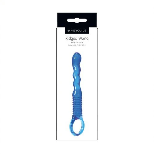 Me You Us Ridged Anal Teaser Blauw - Afbeelding 3