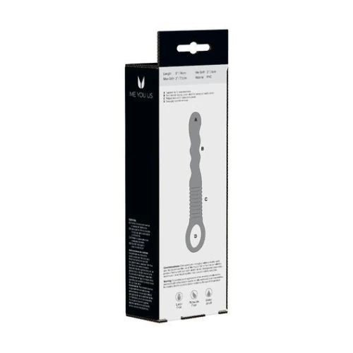 Me You Us Ridged Anal Teaser Blauw - Afbeelding 5