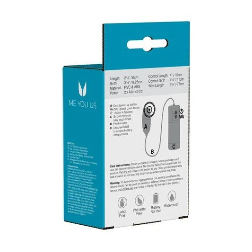 Me You Us Aqua Silk Vibrating Bullet Violet - Afbeelding 5