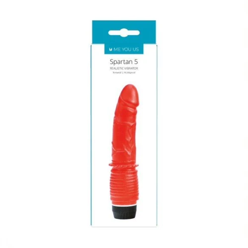 Me You Us Spartan Realistic Vibrator Roze 5in - Afbeelding 3