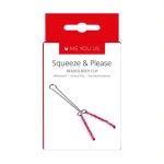Me You Us Squeeze & Please Beaded Clit Clip Rood - Afbeelding 3