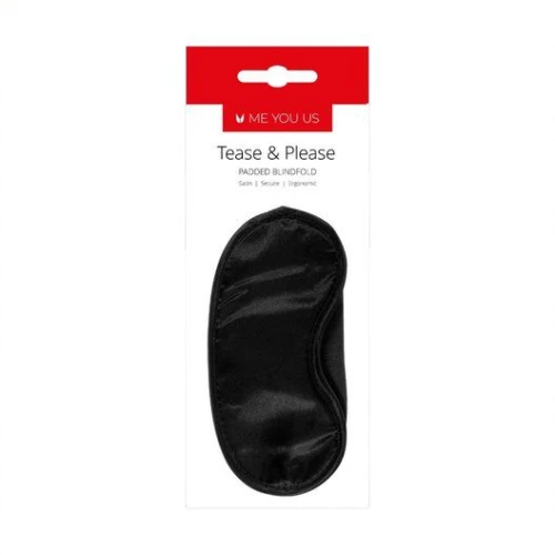Me You Us Tease And Please Padded Blindfold Zwart - Afbeelding 3