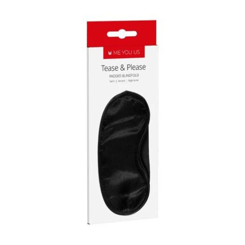 Me You Us Tease And Please Padded Blindfold Zwart - Afbeelding 2