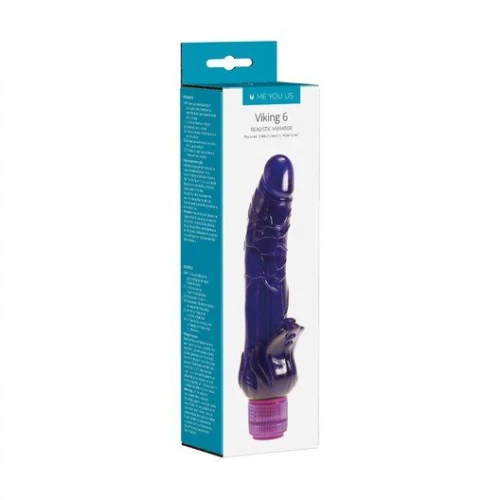 Me You Us Viking Realistic Vibrator Paars - Afbeelding 2