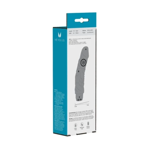 Me You Us - Rambo 7.5 - 19cm - 2x AA - Realistische Vibrator - Zwart - Afbeelding 4