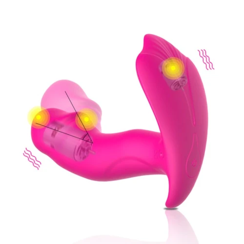 Stimulator - Silicone Panty Vibrator and Pulsator USB 10 standen / Heating - Afbeelding 11