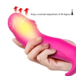 Stimulator - Silicone Panty Vibrator and Pulsator USB 10 standen / Heating - Afbeelding 8