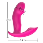 Stimulator - Silicone Panty Vibrator and Pulsator USB 10 standen / Heating - Afbeelding 6
