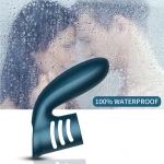 Vibrator - Silicone Ring Blue USB 7 standen - Afbeelding 6